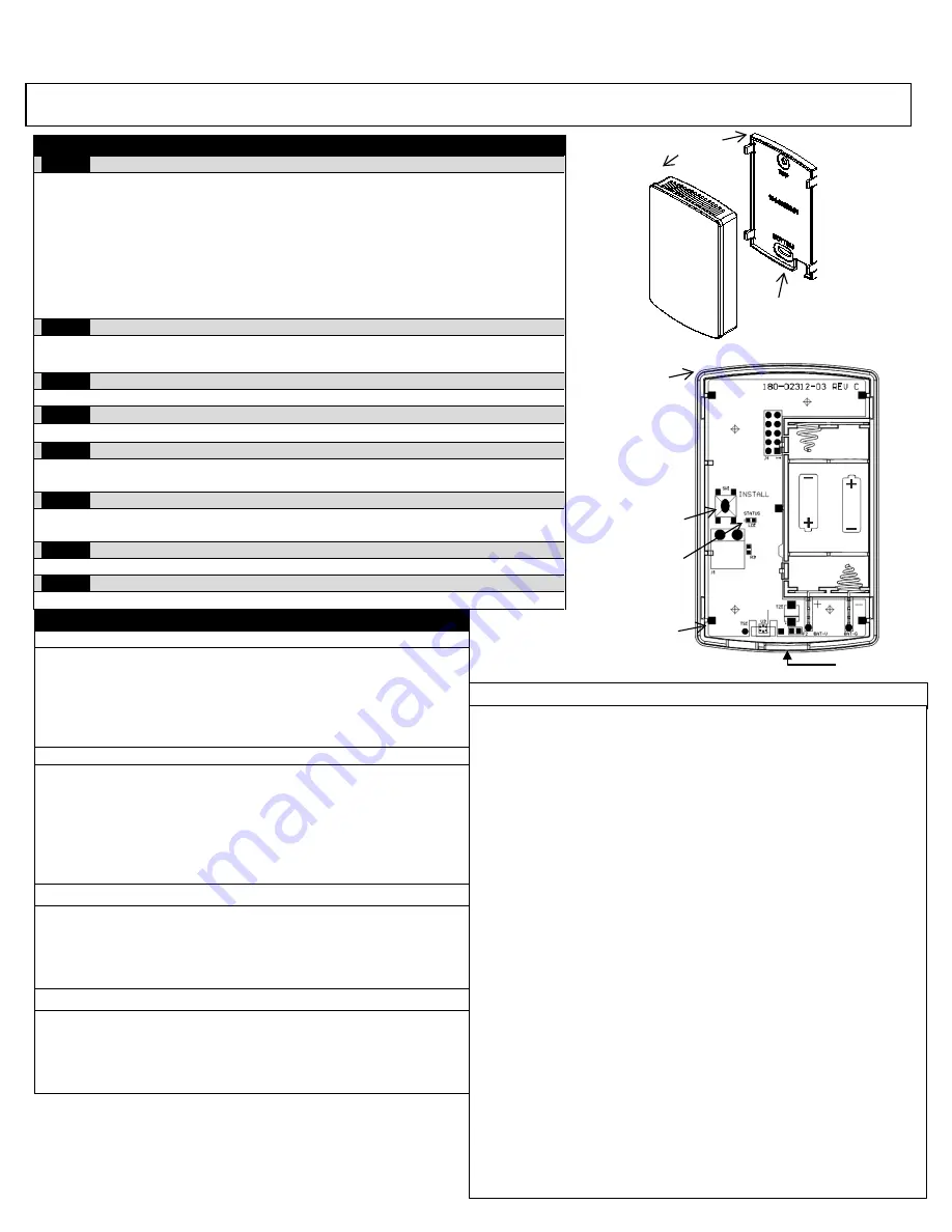 Nexia TH100NX Installer'S Manual Download Page 1