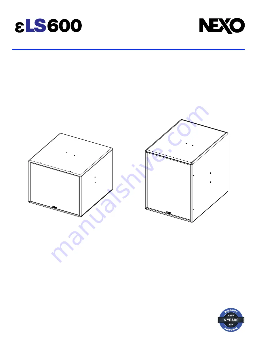 Nexo eLS400 User Manual Download Page 1