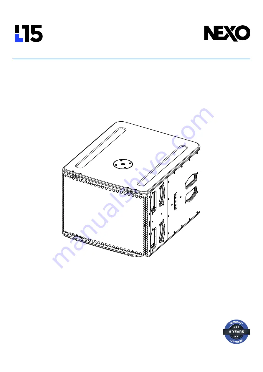 Nexo L15 User Manual Download Page 1