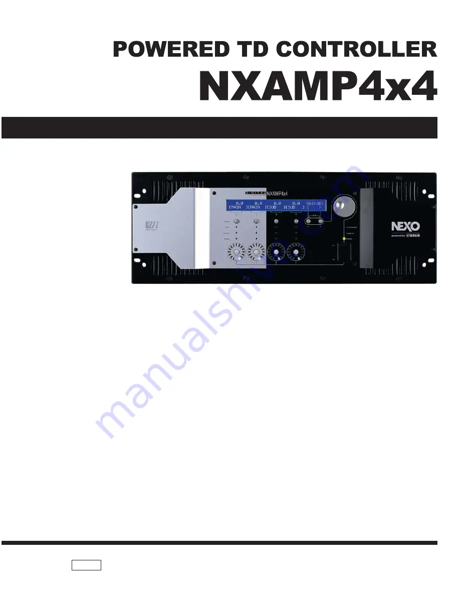 Nexo NXAMP 4X4 Скачать руководство пользователя страница 1