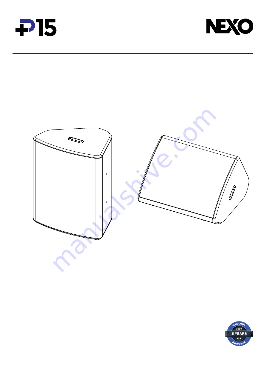 Nexo P15-I User Manual Download Page 1