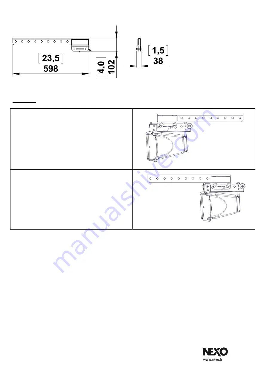 Nexo VXT-BL515 Manual Download Page 16