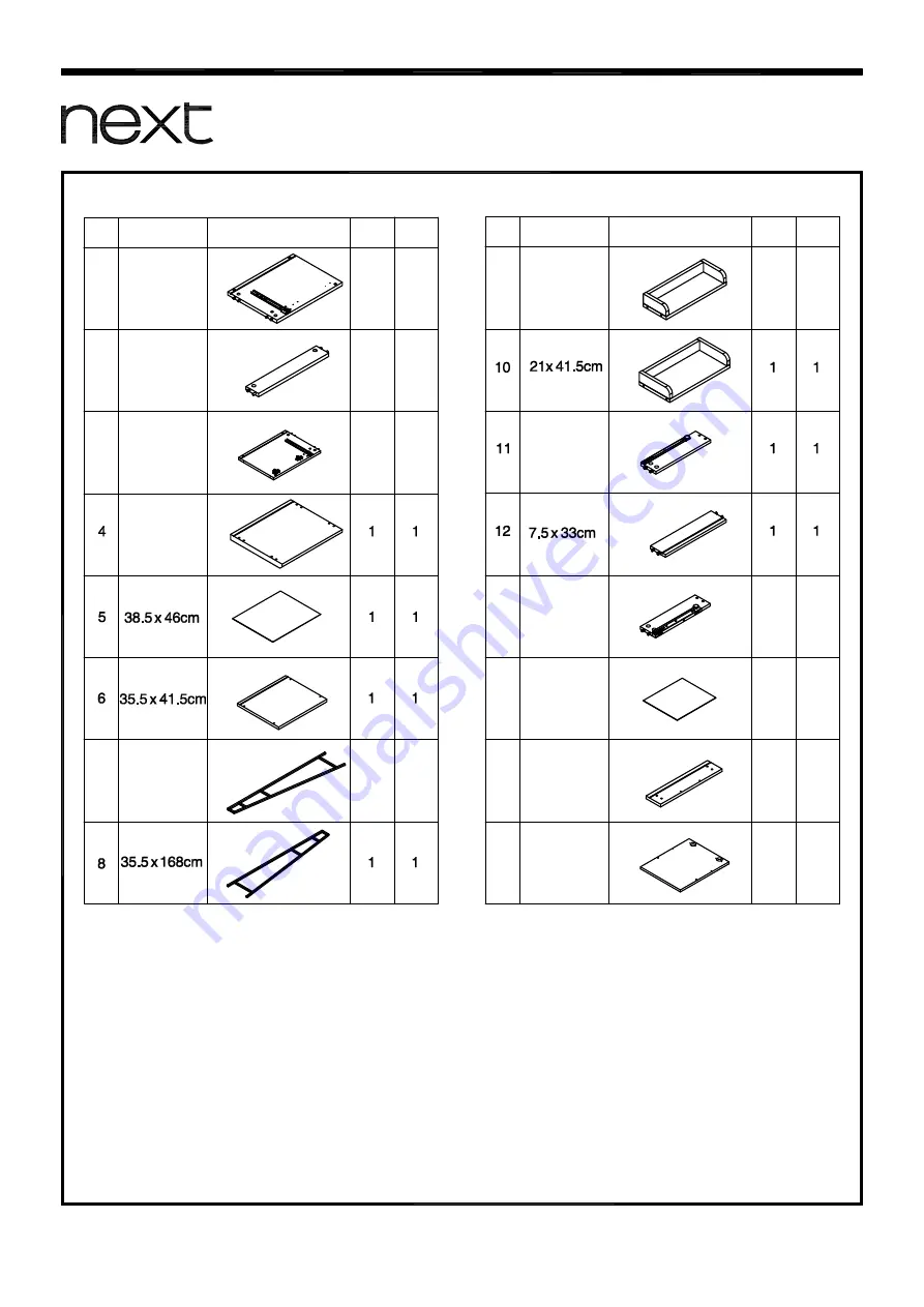 Next 836433 Assembly Instructions Manual Download Page 4