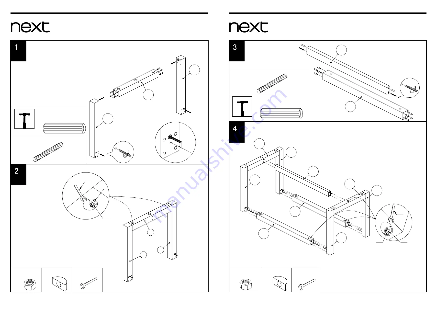 Next 876939 Assembly Instructions Download Page 3