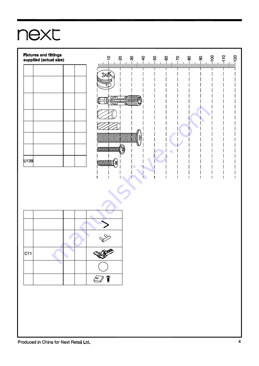 Next 887208 Assembly Instructions Manual Download Page 5