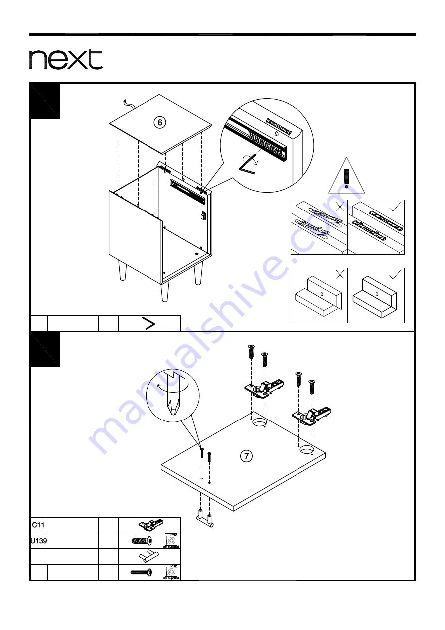 Next 887208 Assembly Instructions Manual Download Page 8