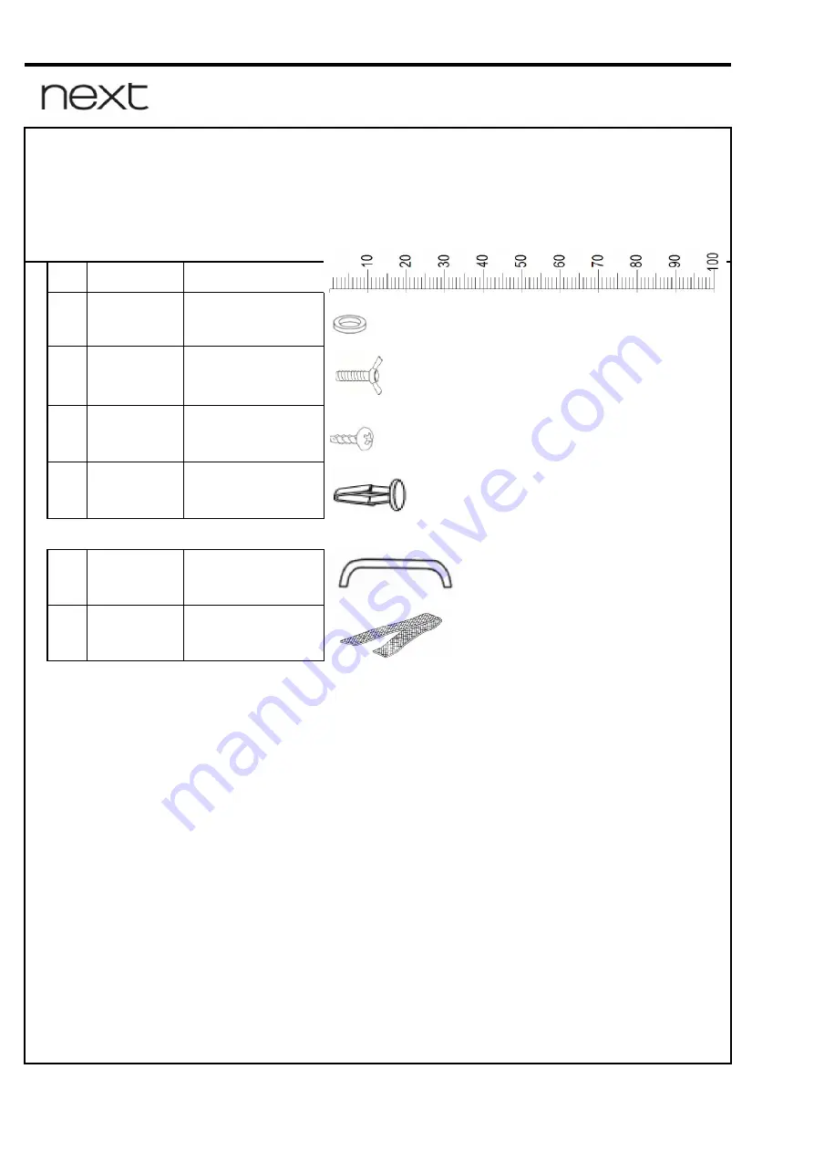 Next 899384 Assembly Instruction Manual Download Page 5