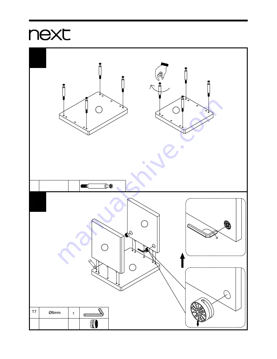 Next 901209 Assembly Instructions Manual Download Page 6