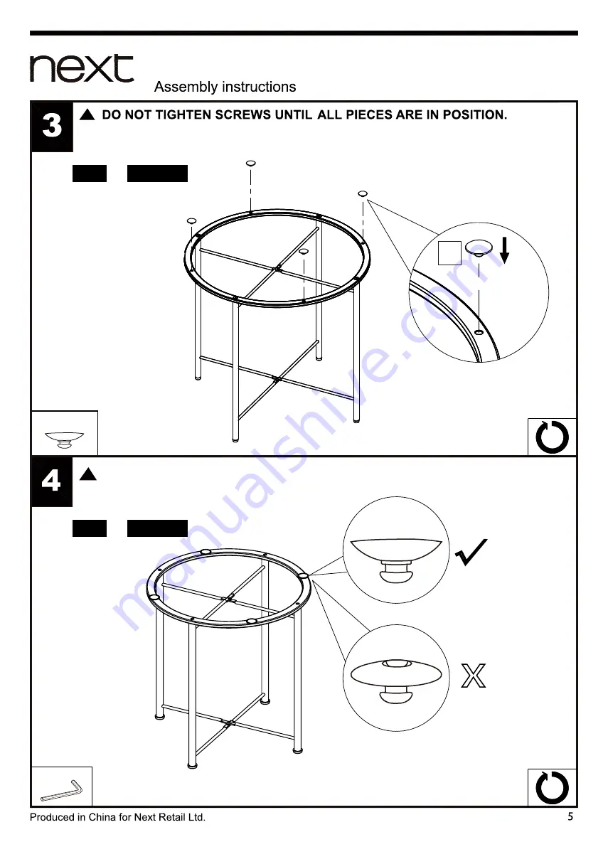 Next 922900 Assembly Instructions Manual Download Page 6