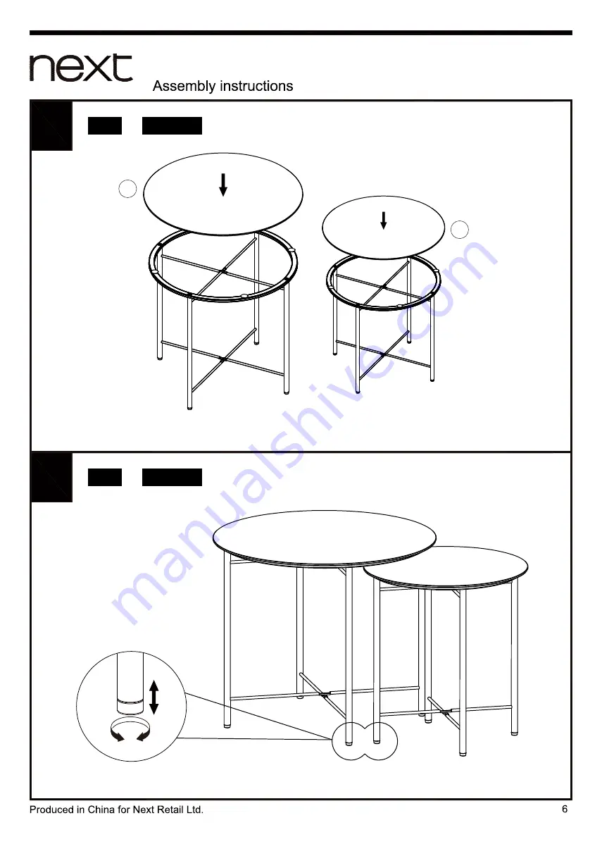 Next 922900 Assembly Instructions Manual Download Page 7