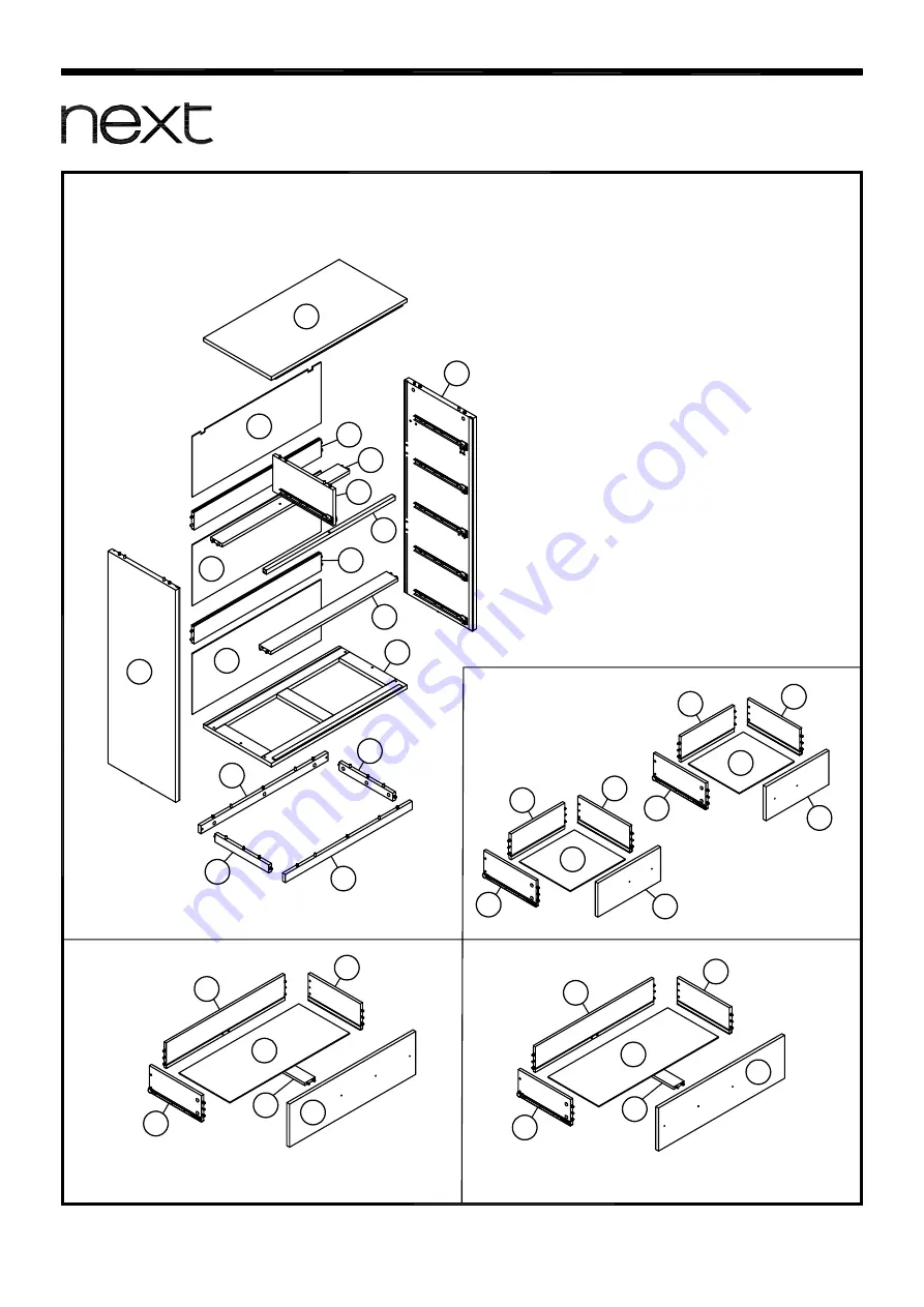 Next 974970 Assembly Instructions Manual Download Page 3