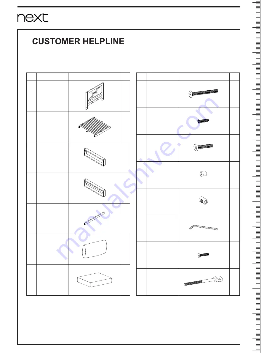 Next 996665 Assembly Instructions Manual Download Page 4