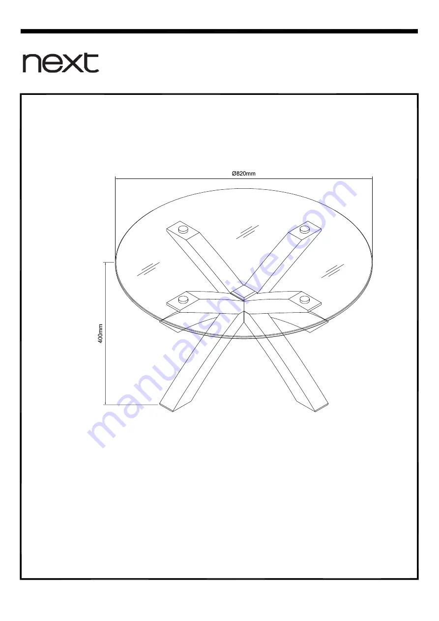 Next 999730 Assembly Instructions Manual Download Page 8