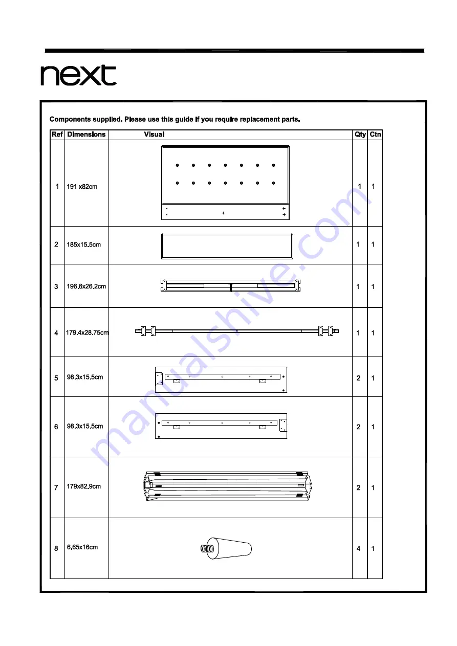 Next ALOFT 524060 Assembly Instructions Manual Download Page 4