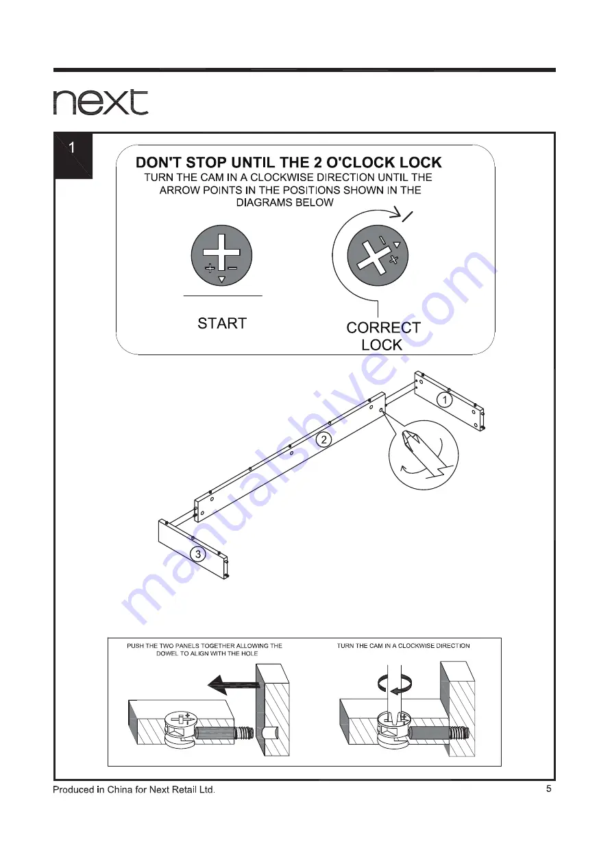 Next AMELIA  145641 Assembly Instructions Manual Download Page 6