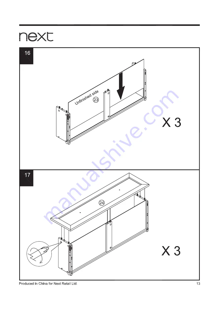 Next AMELIA  145641 Assembly Instructions Manual Download Page 14