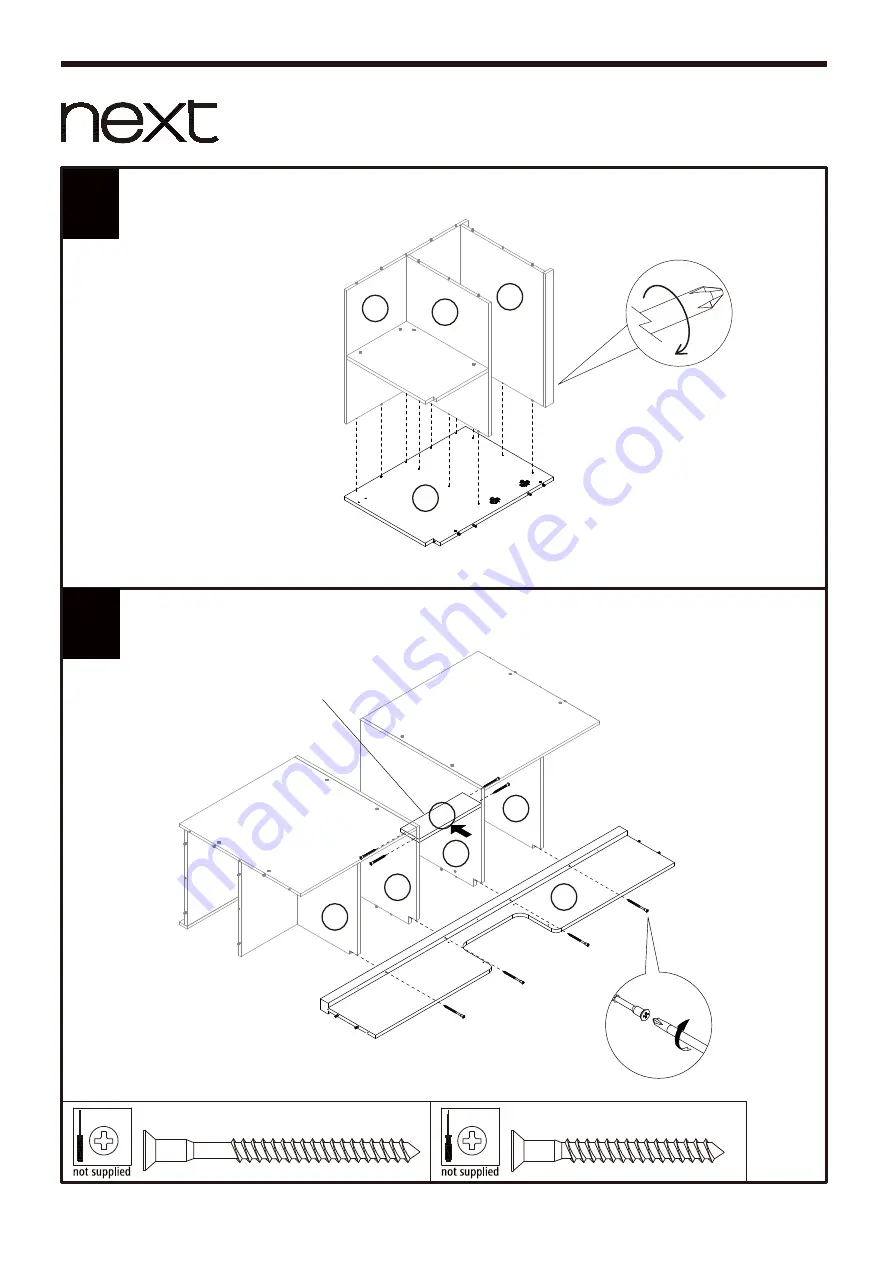 Next AMELIA CABIN BED 178779 Assembly Instructions Manual Download Page 8