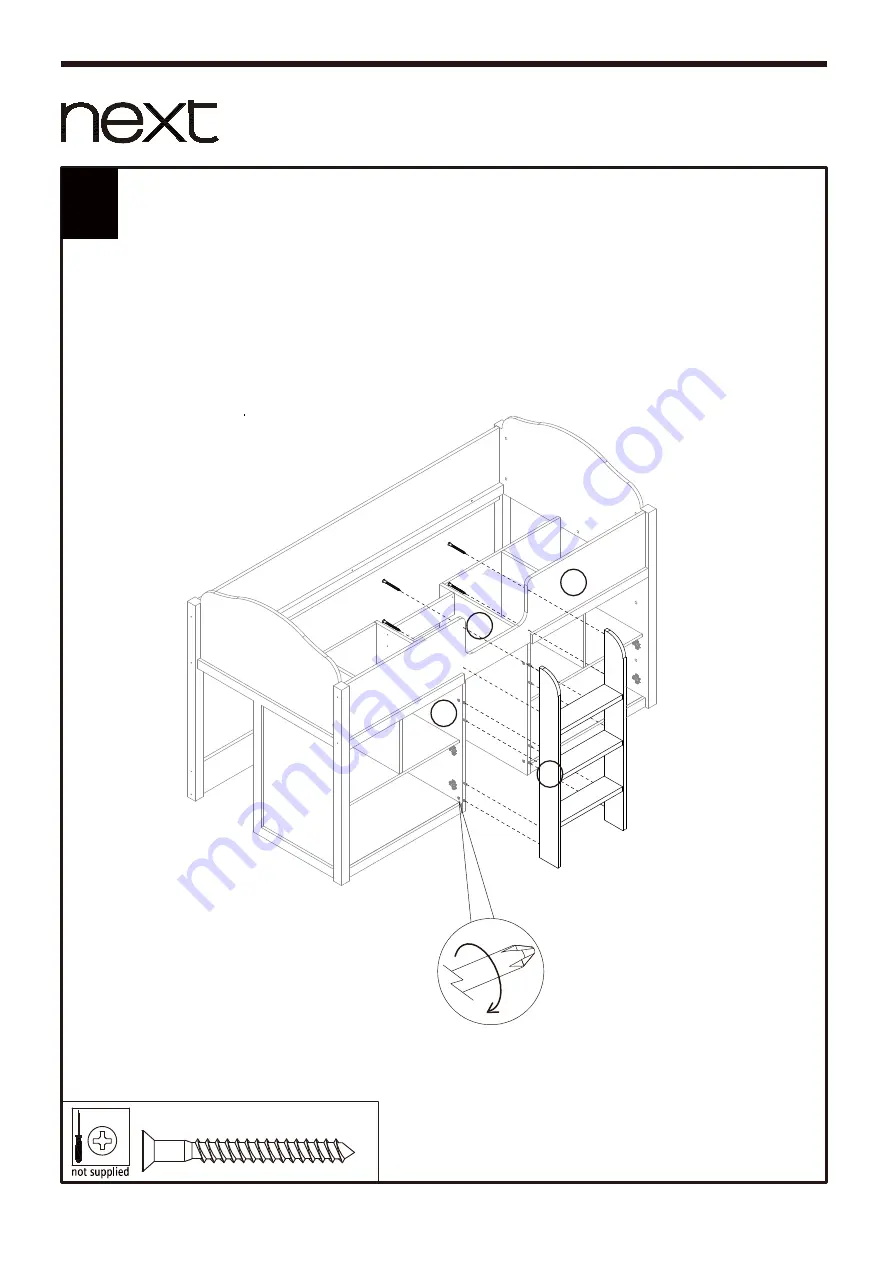 Next AMELIA CABIN BED 178779 Скачать руководство пользователя страница 11