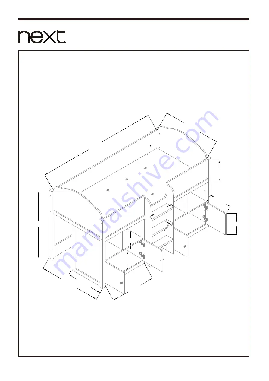 Next AMELIA CABIN BED 178779 Скачать руководство пользователя страница 15