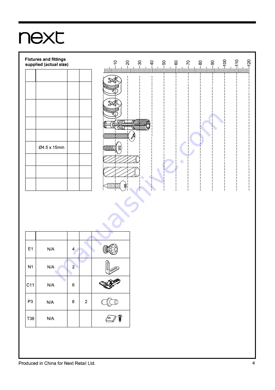 Next AMELIA NEW 462947 Assembly Instructions Manual Download Page 5