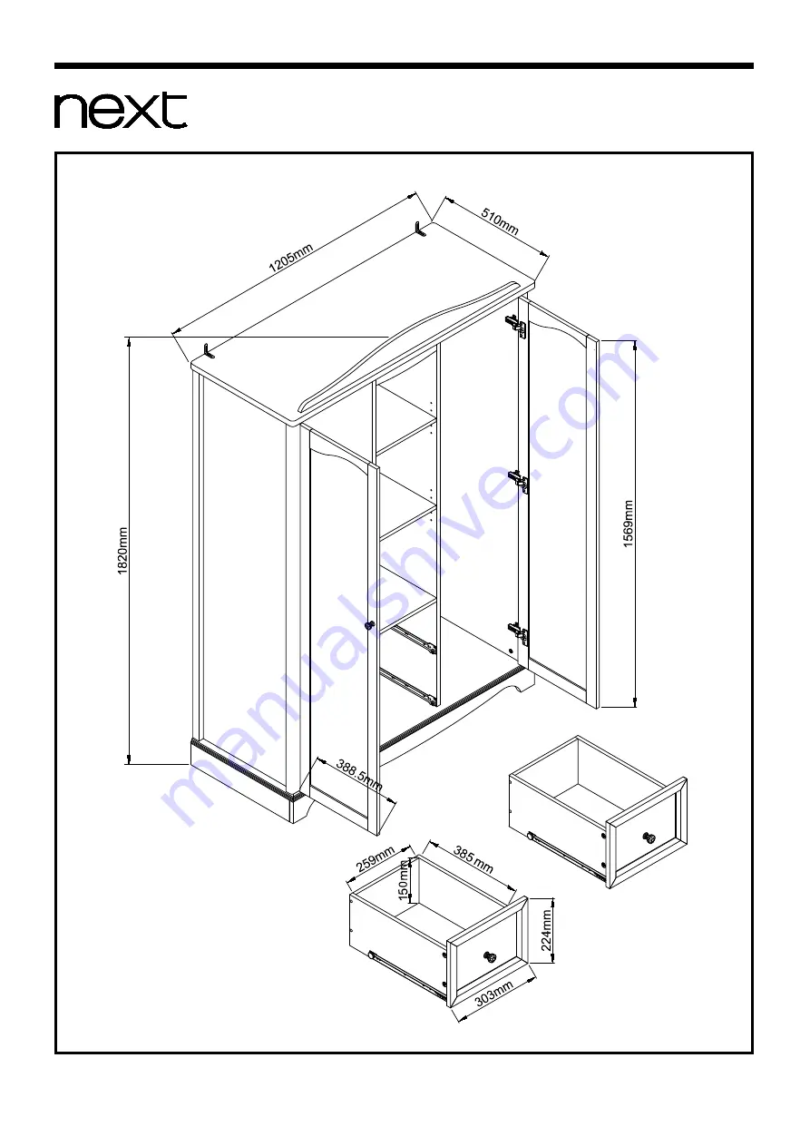 Next AMELIA NEW 462947 Assembly Instructions Manual Download Page 23