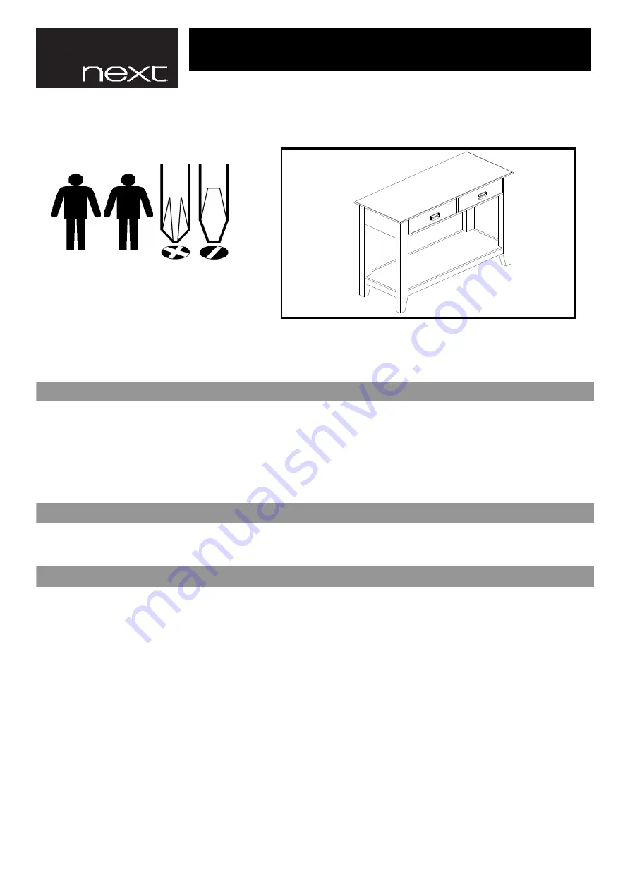 Next ASHTON 868279 Assembly Instructions Manual Download Page 1