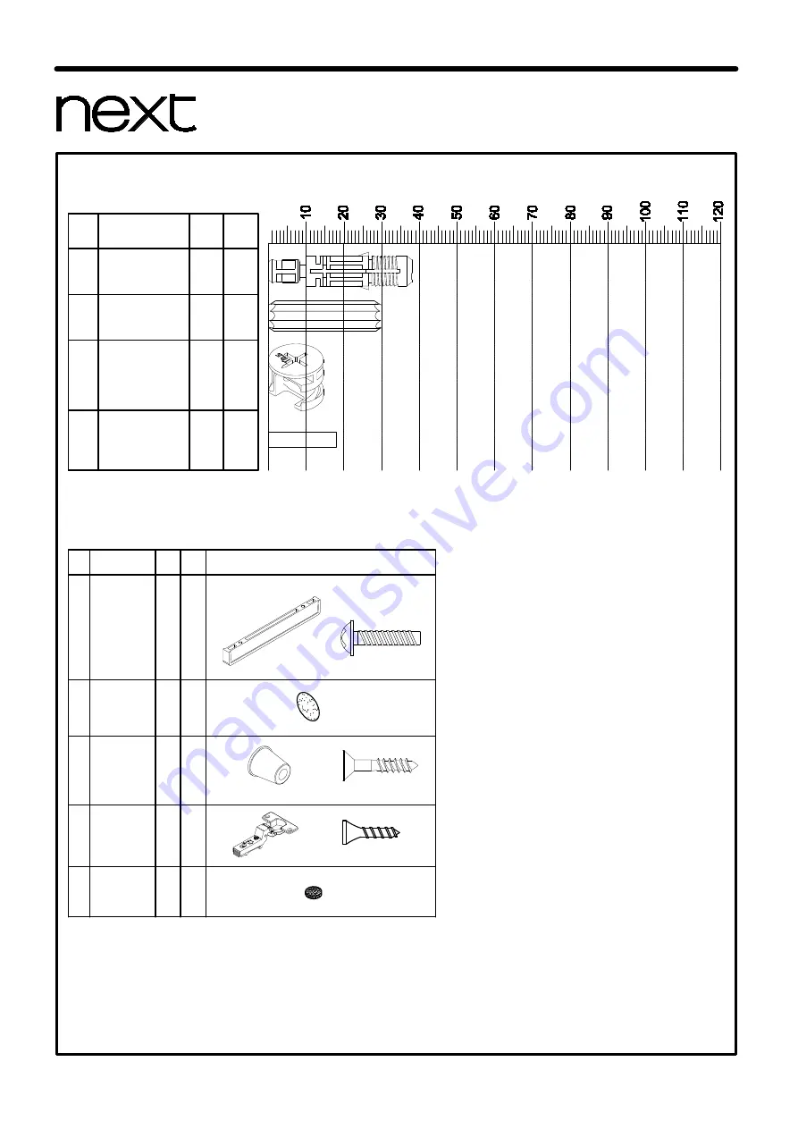 Next BARLOW CORNER TV UNIT 118685 Скачать руководство пользователя страница 5