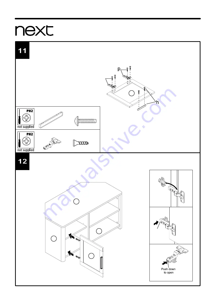 Next BARLOW CORNER TV UNIT 118685 Скачать руководство пользователя страница 11