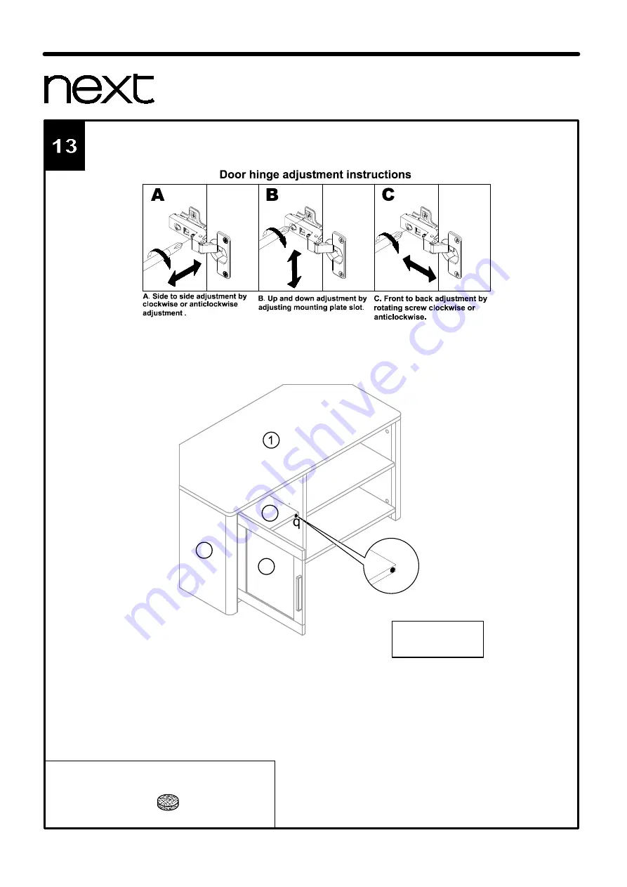 Next BARLOW CORNER TV UNIT 118685 Скачать руководство пользователя страница 12