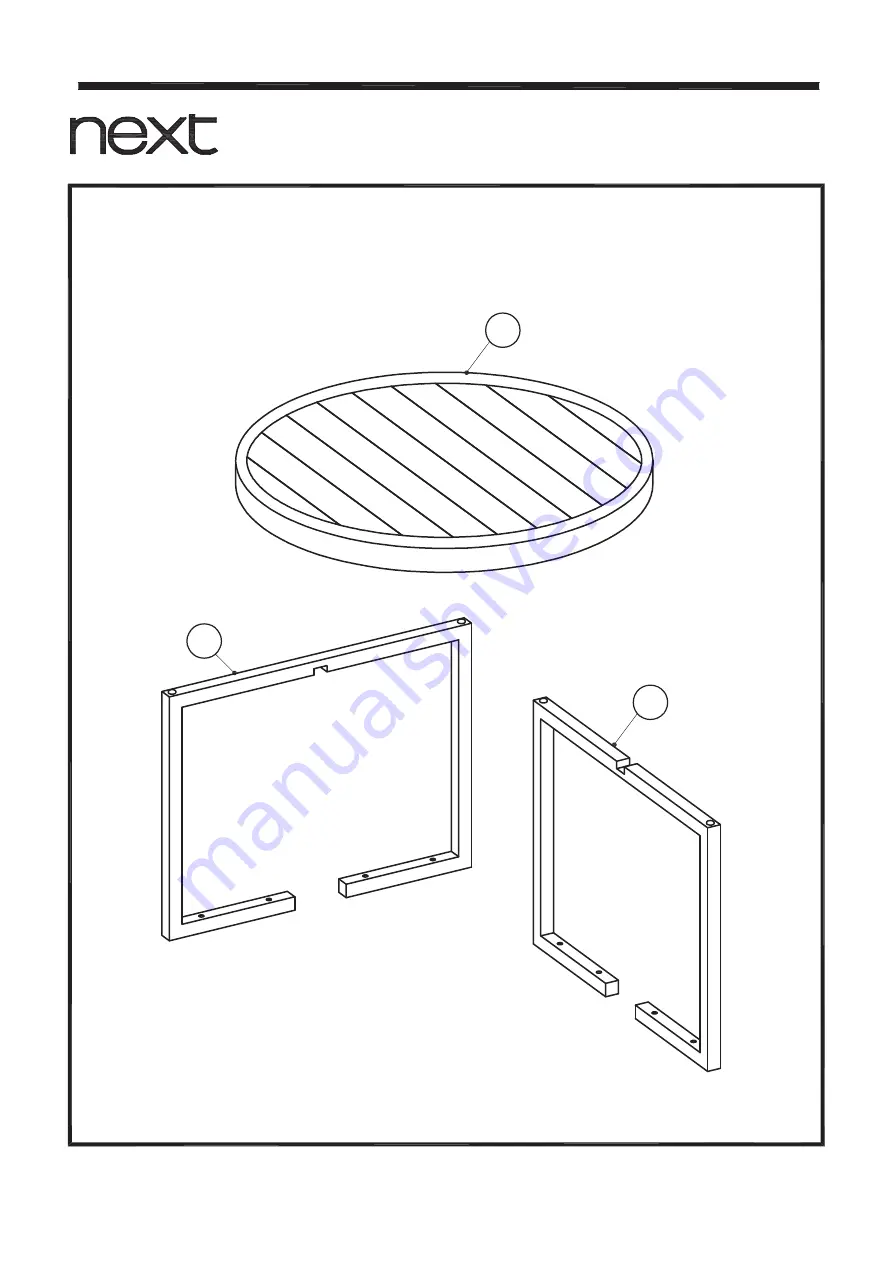 Next BLAKE 152487 Assembly Instructions Manual Download Page 3