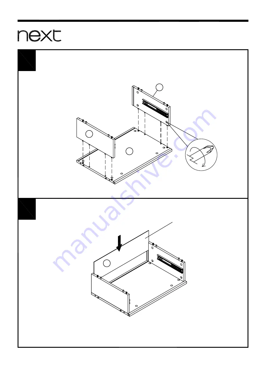 Next SELBY CO ORD TALL WIDE SHELVING Assembly Instructions Manual Download Page 16