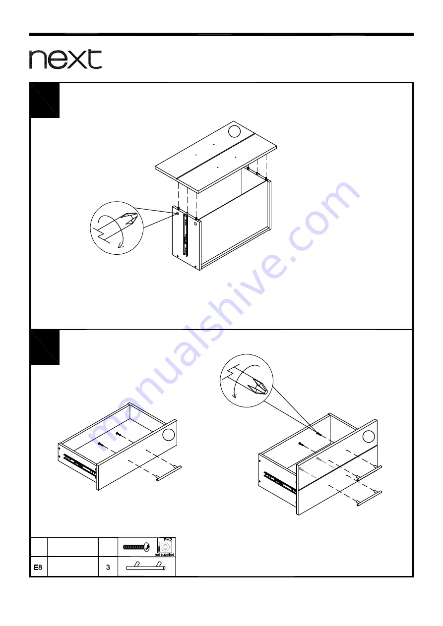 Next SELBY CO ORD TALL WIDE SHELVING Assembly Instructions Manual Download Page 20