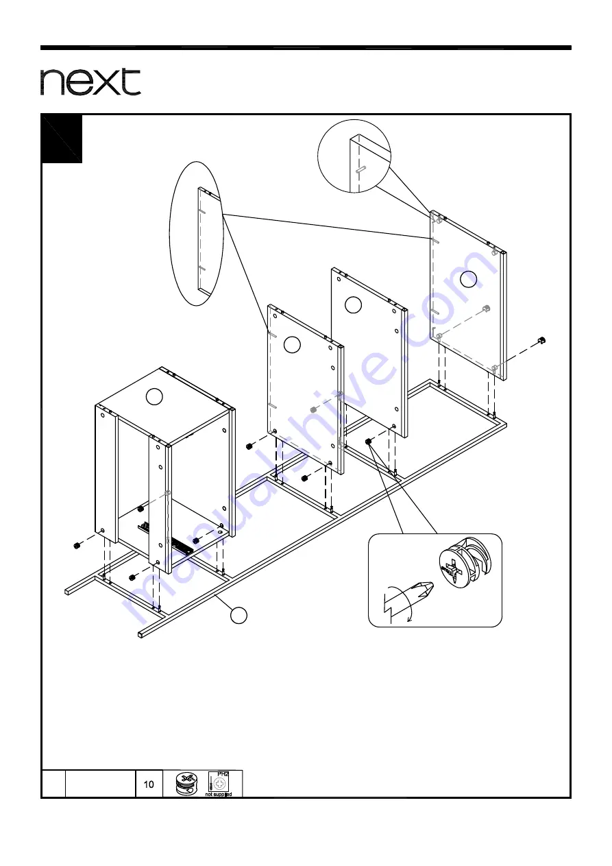 Next SELBY CO ORD TALL WIDE SHELVING Assembly Instructions Manual Download Page 23