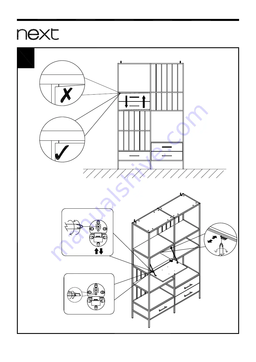 Next SELBY CO ORD TALL WIDE SHELVING Скачать руководство пользователя страница 40