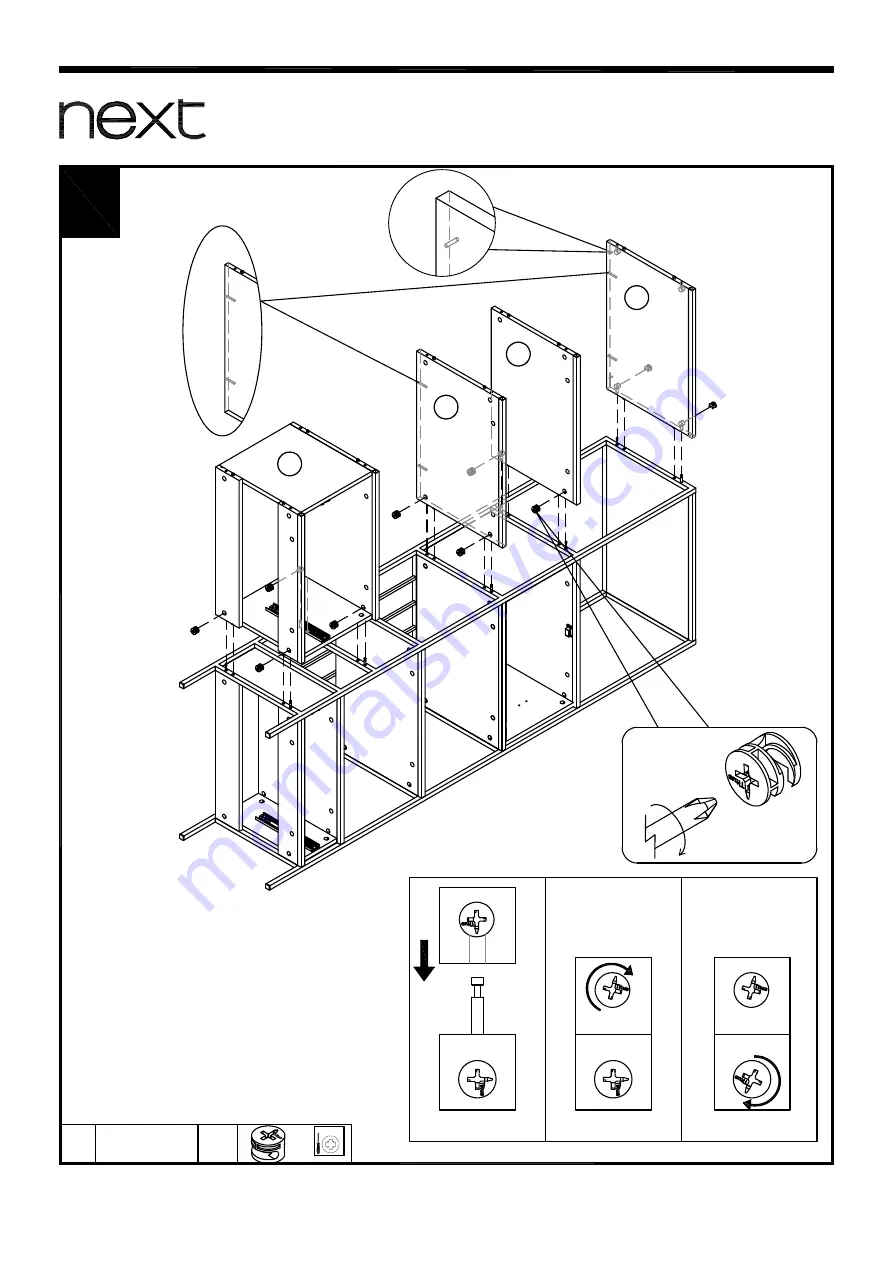 Next SELBY CO ORD TALL WIDE SHELVING Assembly Instructions Manual Download Page 46