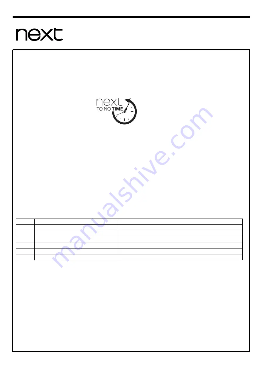 Next SKYLA Assembly Instructions Manual Download Page 3