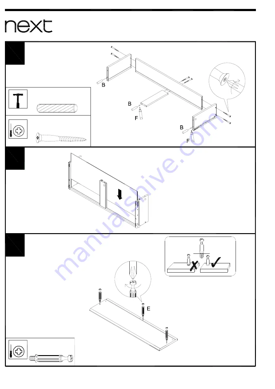 Next Valencia Coffee Table 884904/661740 Скачать руководство пользователя страница 6