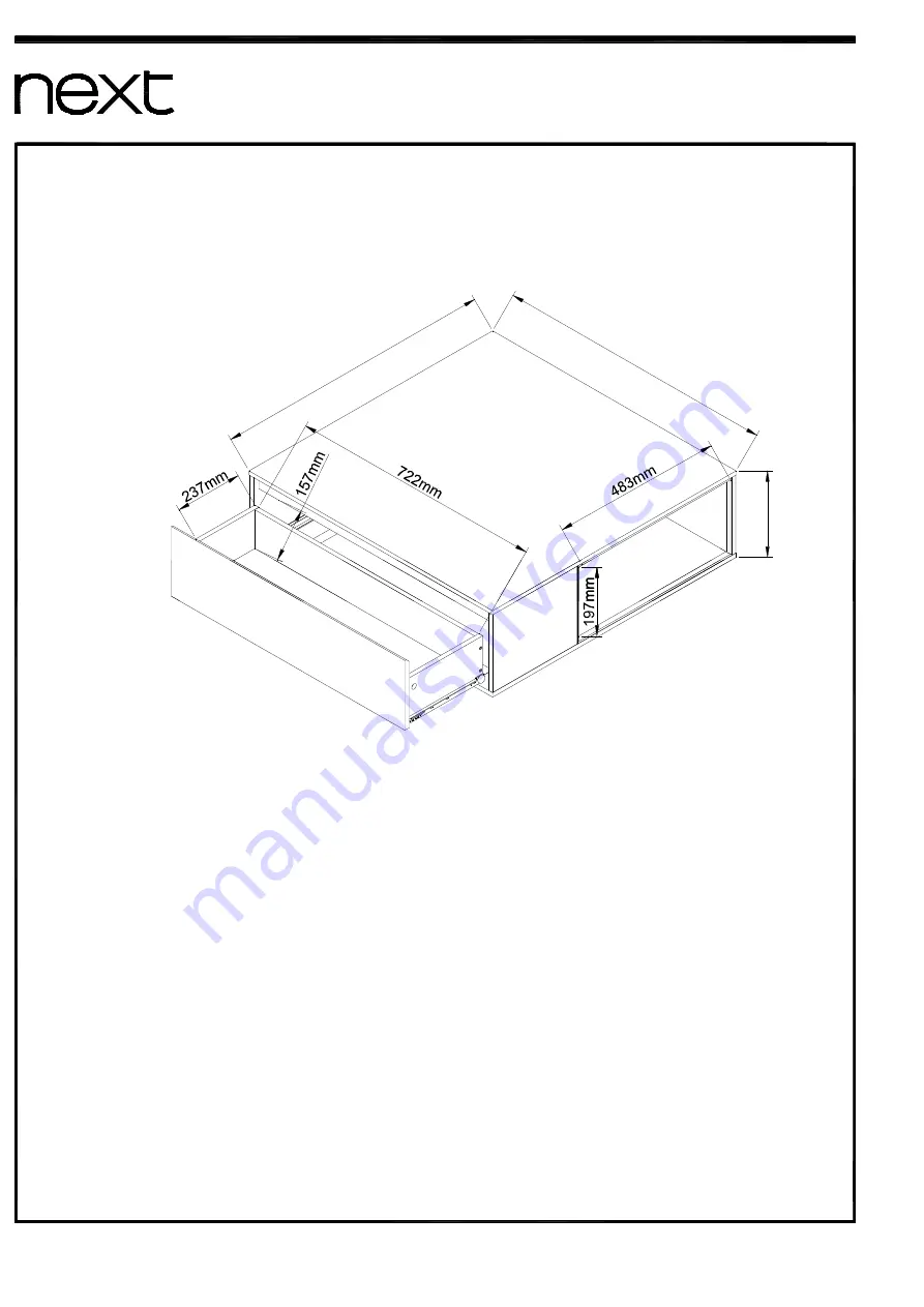 Next Valencia Coffee Table 884904/661740 Скачать руководство пользователя страница 12