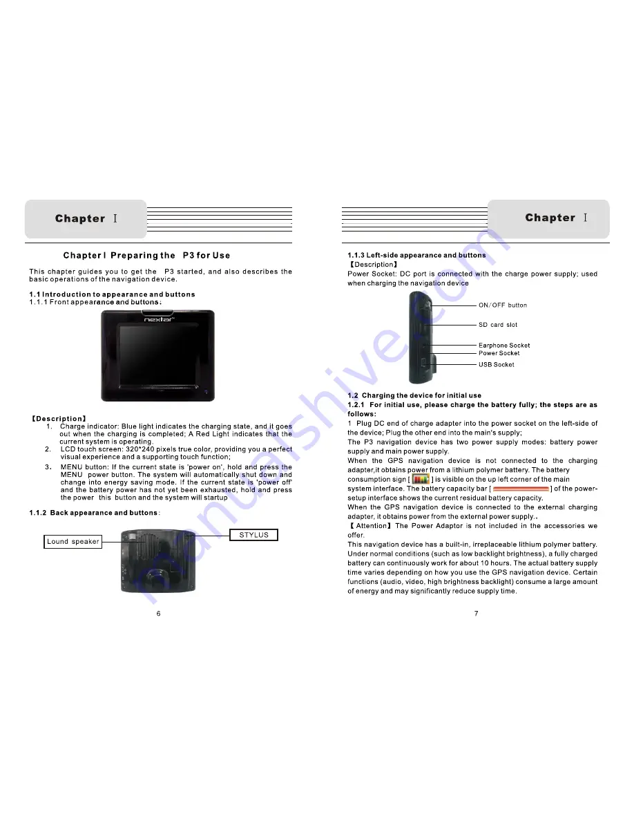 Nextar P3 Hardware Manual Download Page 5