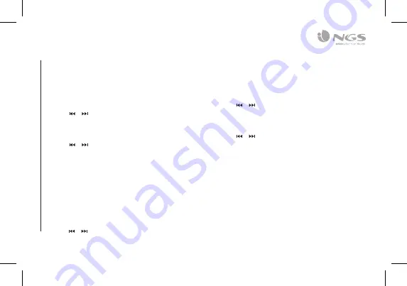 NGS electonics Roller clock User Manual Download Page 17