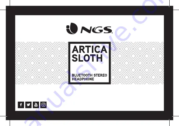 NGS ARTICA SLOTH Manual Download Page 1