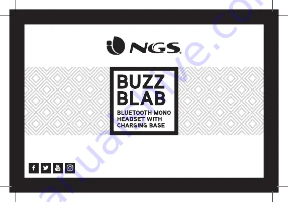 NGS BUZZ BLAB Скачать руководство пользователя страница 1