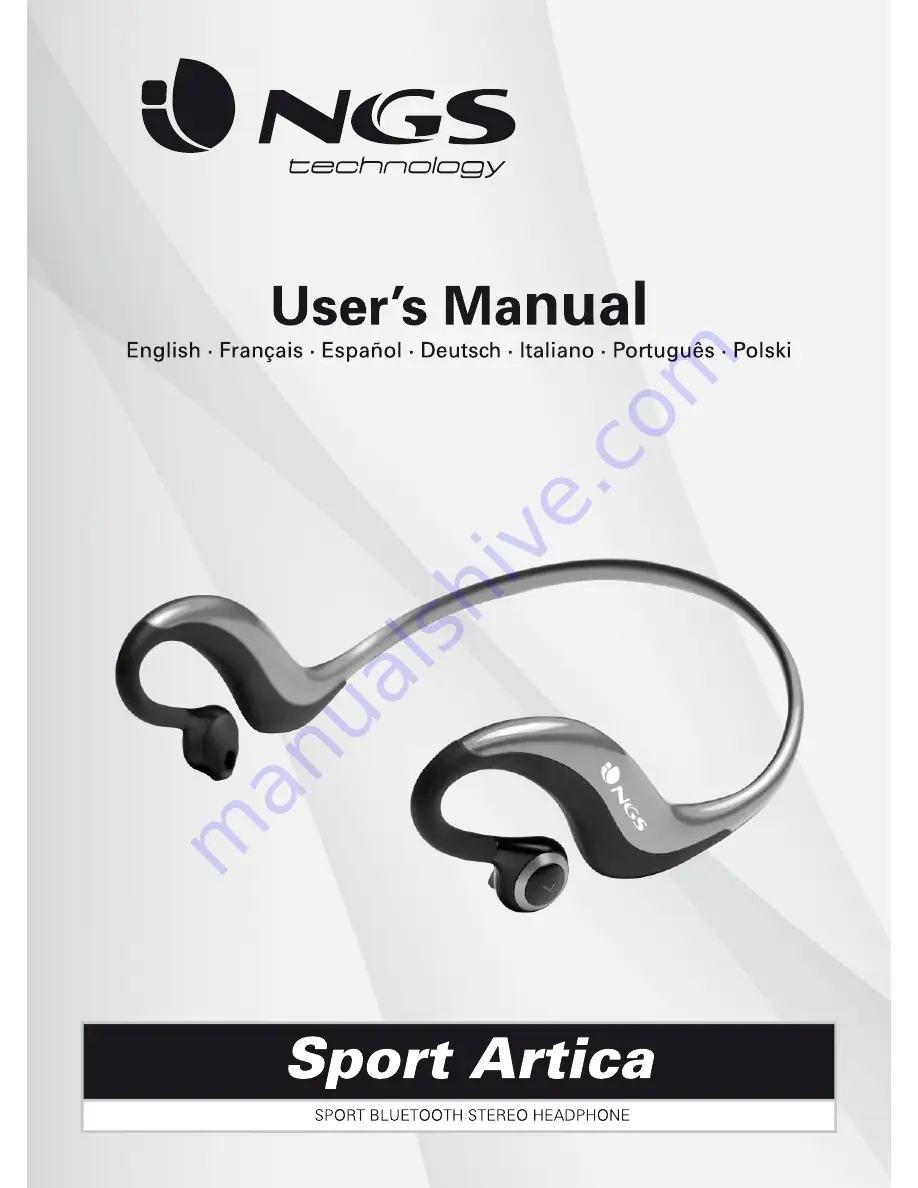 NGS Sport Artica User Manual Download Page 1