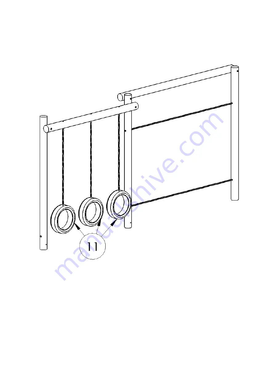 NI Climbing Frames Trail011 Скачать руководство пользователя страница 11