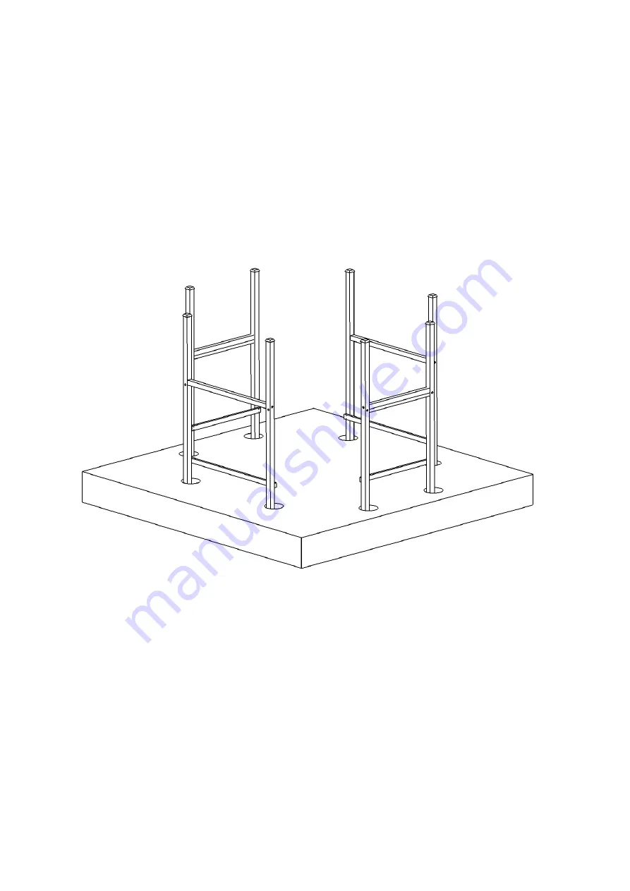 NI Climbing Frames Trinity Towers Instruction Manua Download Page 14