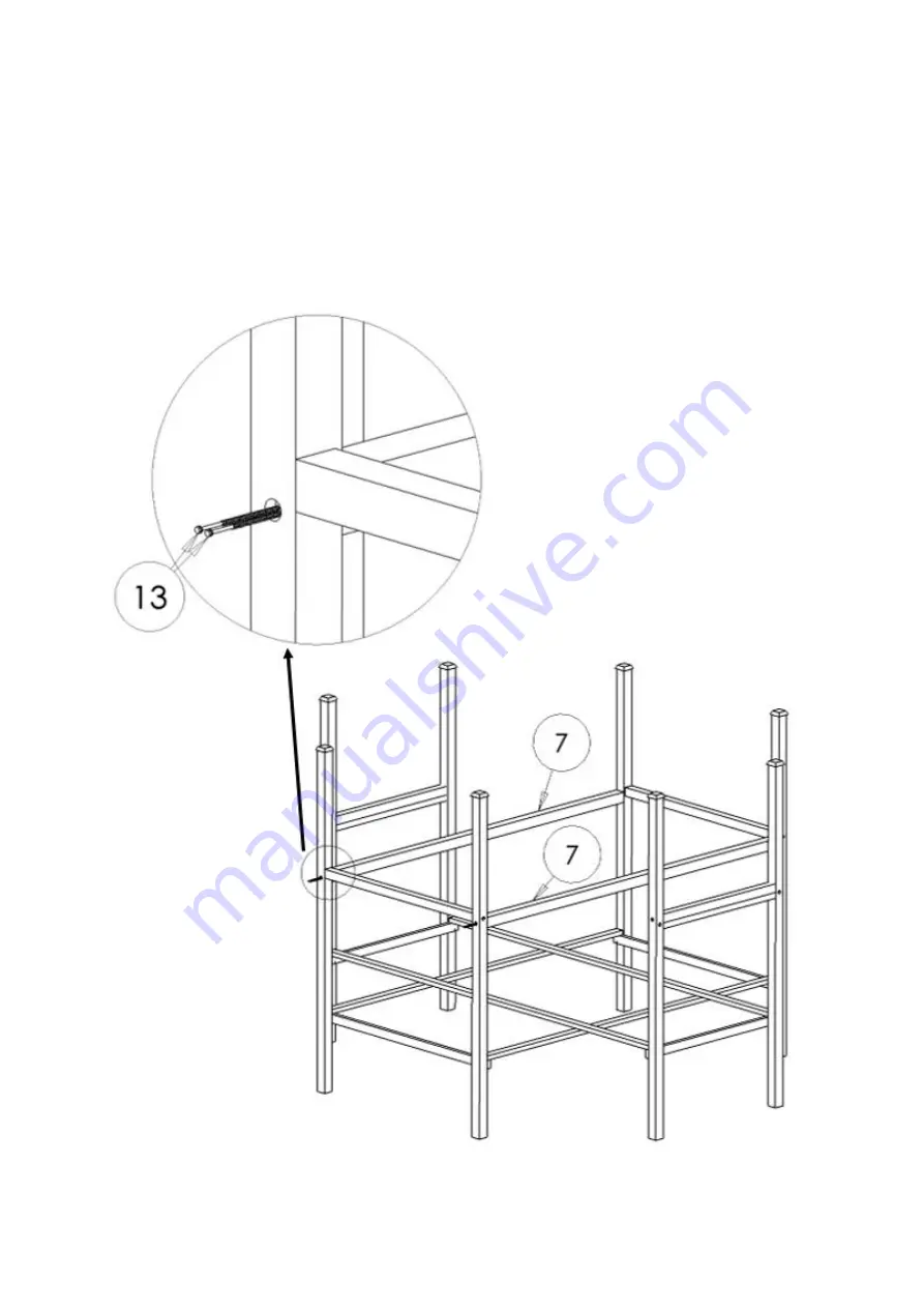 NI Climbing Frames Trinity Towers Скачать руководство пользователя страница 17