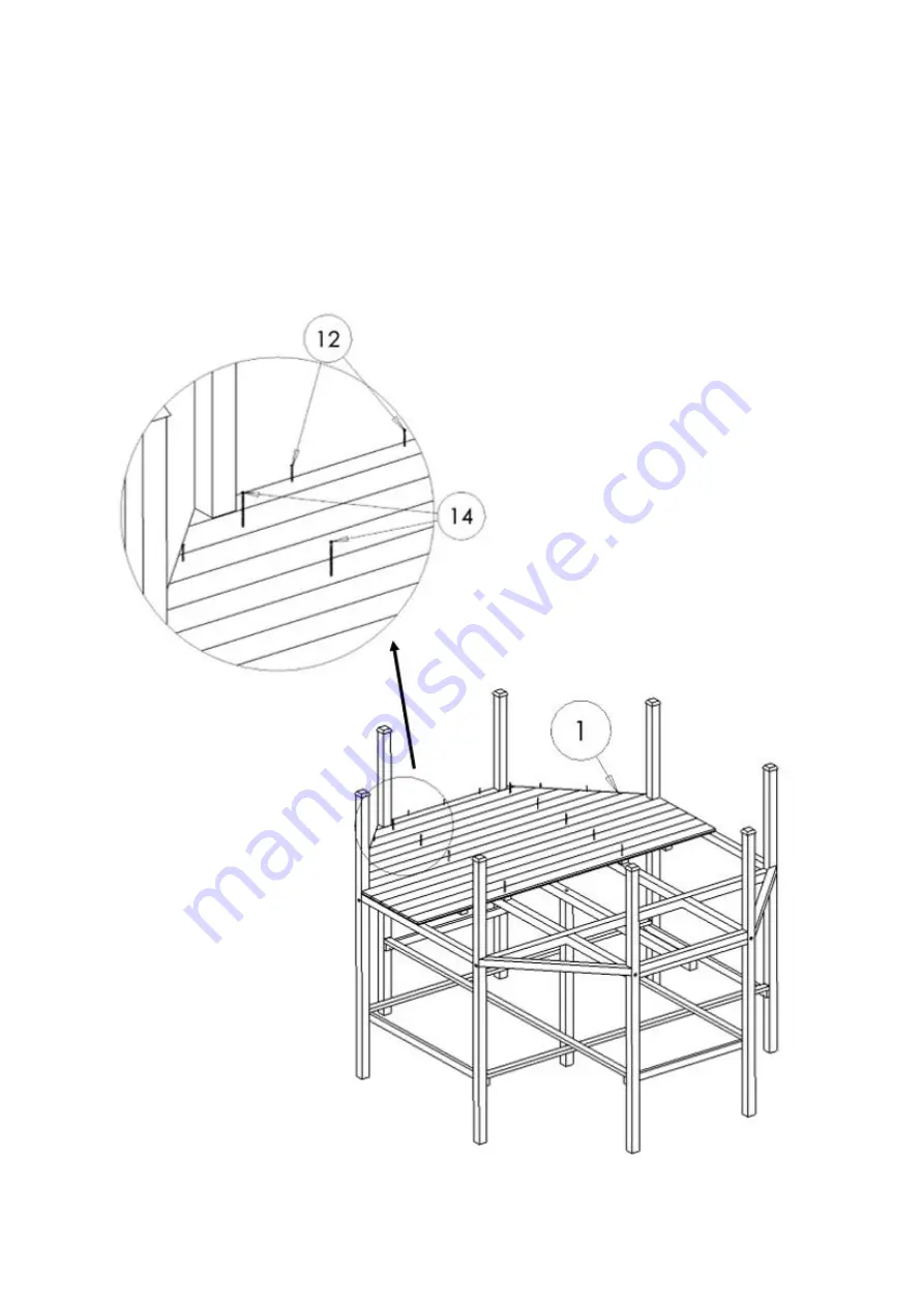 NI Climbing Frames Trinity Towers Скачать руководство пользователя страница 24