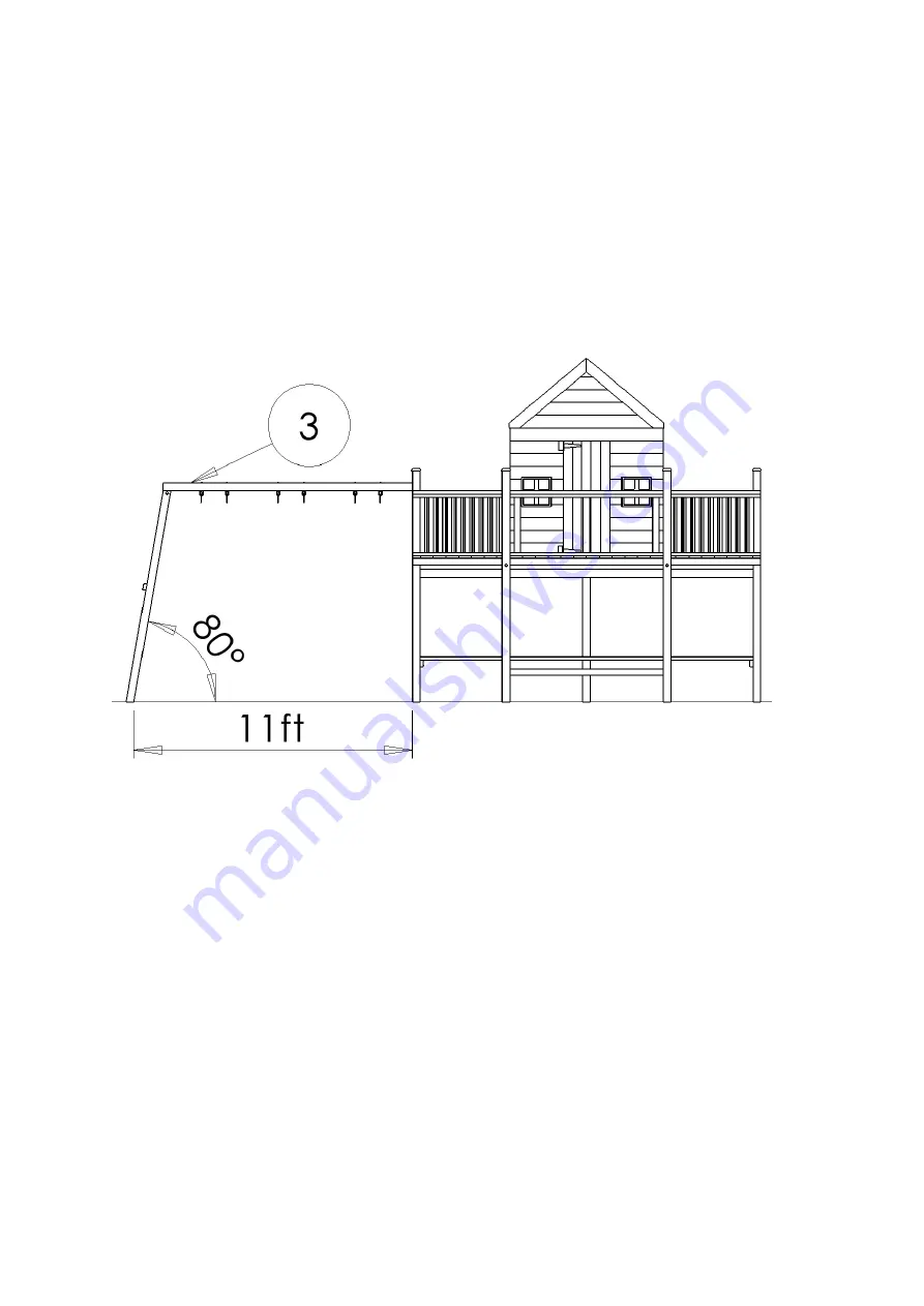 NI Climbing Frames Trinity Towers Instruction Manua Download Page 34