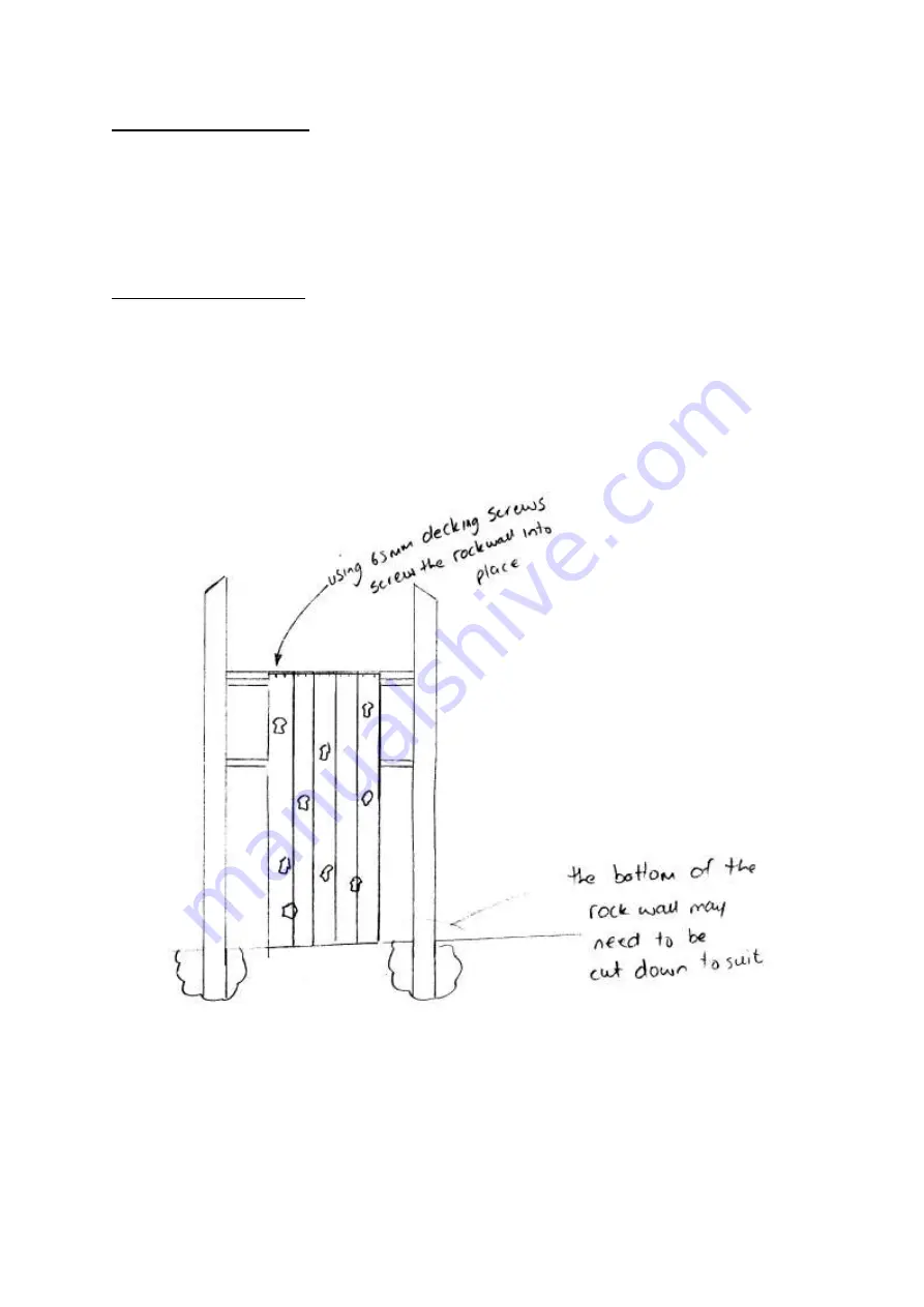 NI Climbing Frames Triple 6 foot double climbing frame Скачать руководство пользователя страница 9