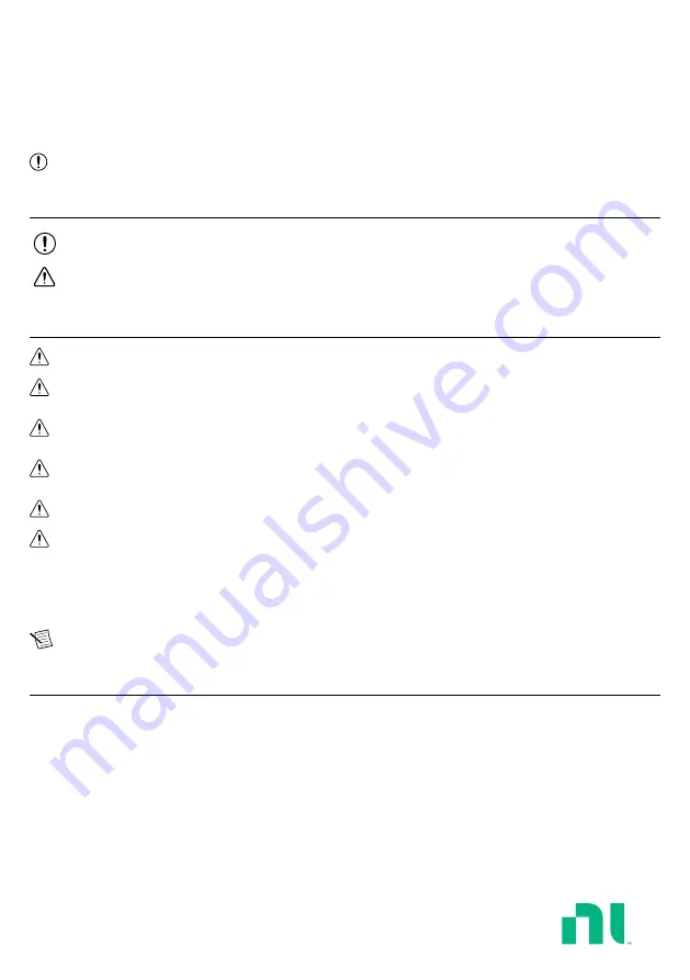 NI FDT-16040 Safety, Environmental, And Regulatory Information Download Page 1